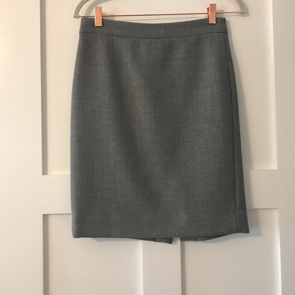 Jcrew Wool No 2 Pencil Skirt size P2